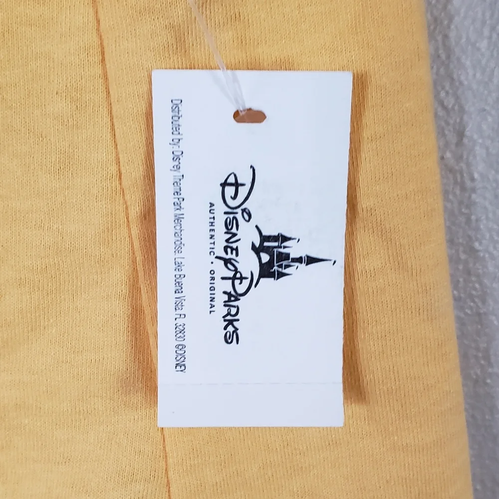 NWT Disneyland Tails Doggie T Shirt in Yellow